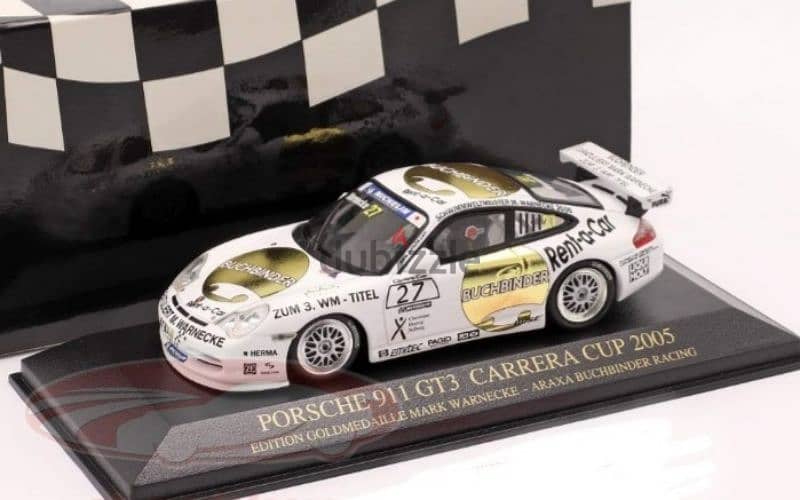 Porsche 911 GT3 Carrera Cup 2005 diecast car model 1;43 0