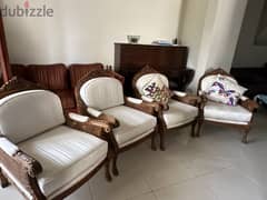 luxury sofas for sale (full set)