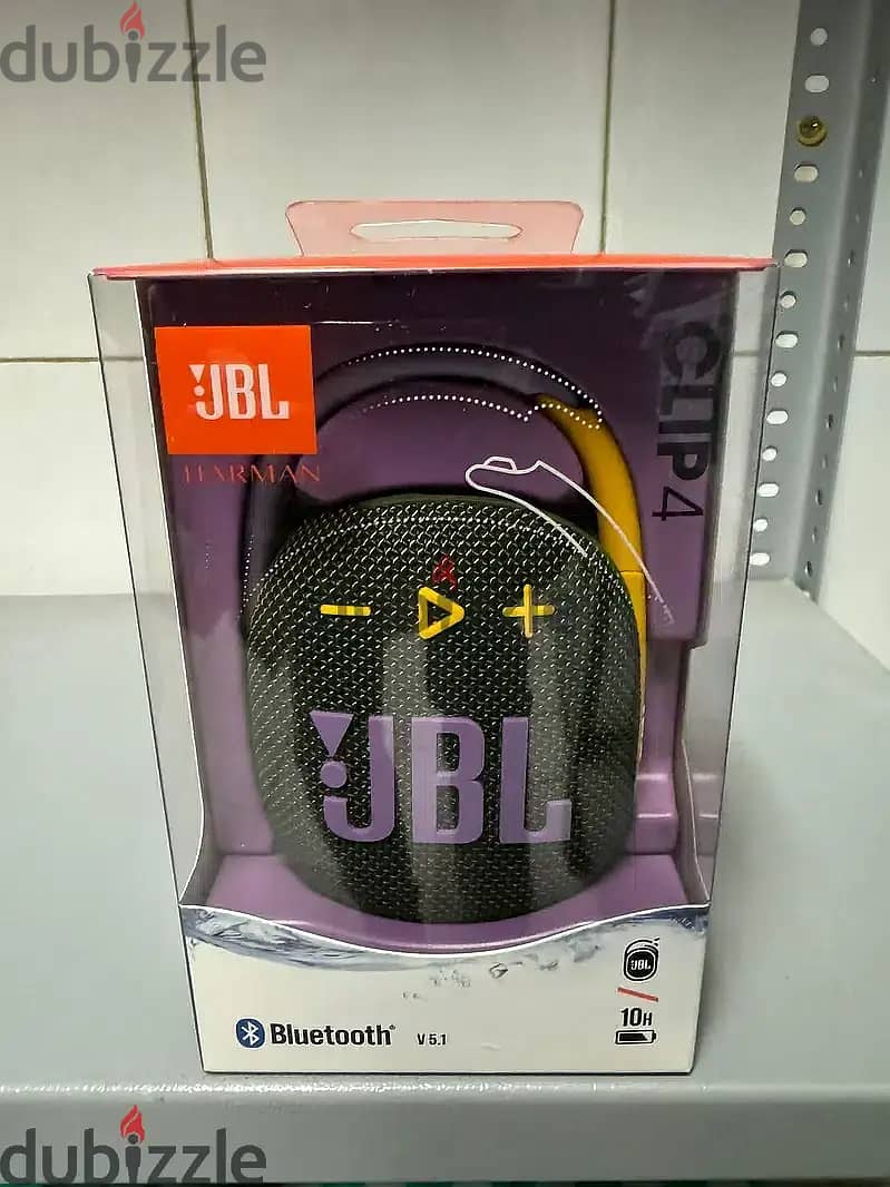 Jbl clip 4 green+yellow+purple 0