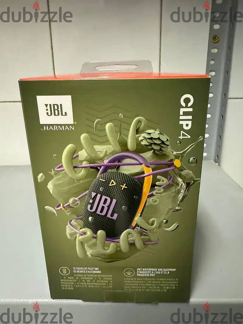 Jbl clip 4 green+yellow+purple 1