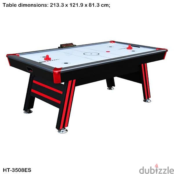 Air Hockey Table With Electronic LED Counter 214 x 122 x 82 cm 0