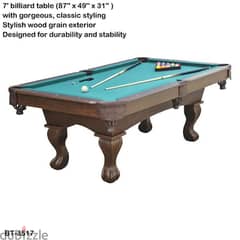 7' Classic Billiards Table 221 x 125 x 79 cm 0