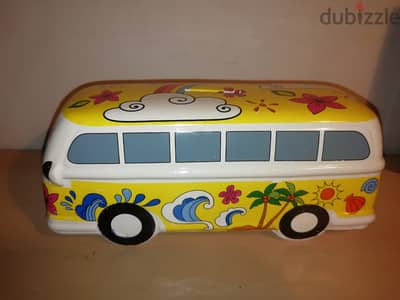 decorative Volkswagen van ceramic money bank 22*9 cm