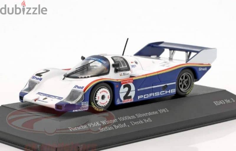 Porsche 956K 1983 diecast car model 1;43. 1