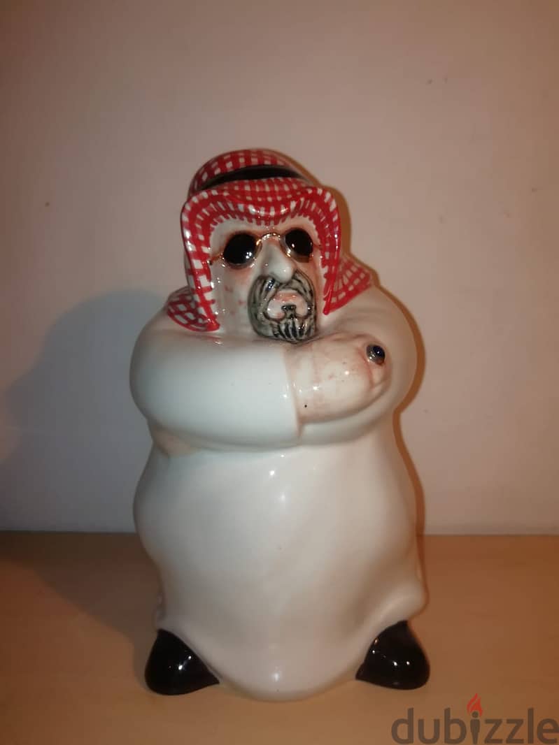 Arab cheikh porcelain money bank  31*12cm 0