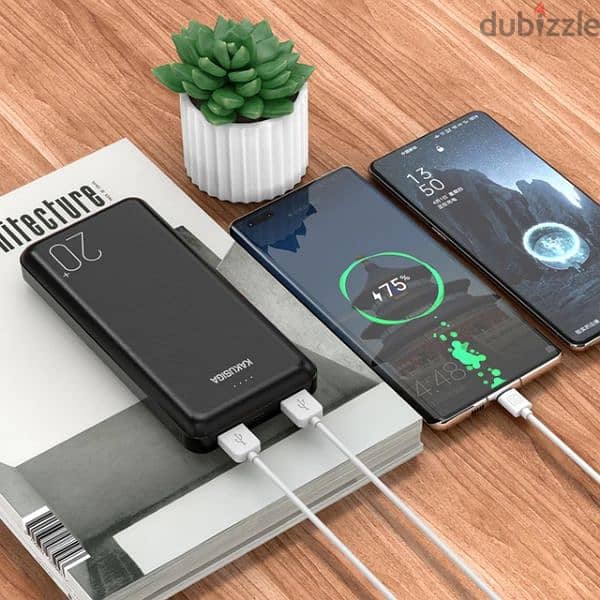 Kaku 20,000mah Powerbank Portable Digital Display Mobile Smart 1