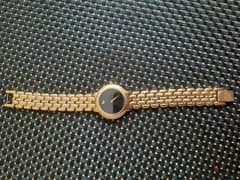 Movado 18K Gold Plated Watch
