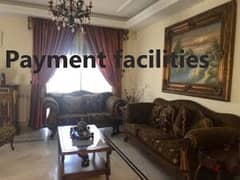 rassieh 185m fully furnished apartment for sale payment facility 5847