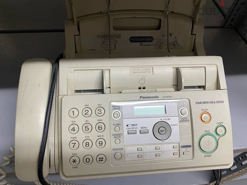 Hp scnanner & panasonic fax 0