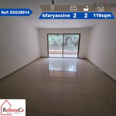 New apartment for rent in Kfaryassine شقة جديدة للإيجار في كفر ياسين