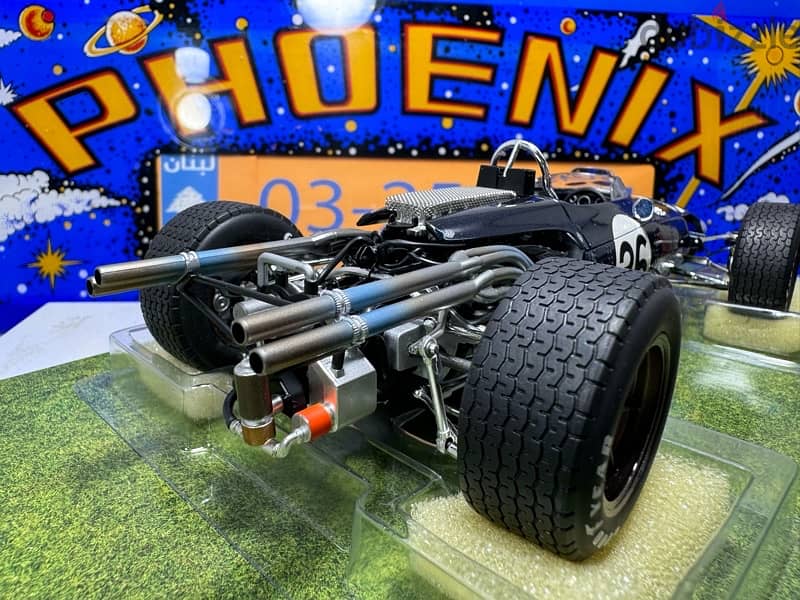 1/18 diecast RARE V12 Formula One.  F1 Grand Prix Belgium Winner 1967 4