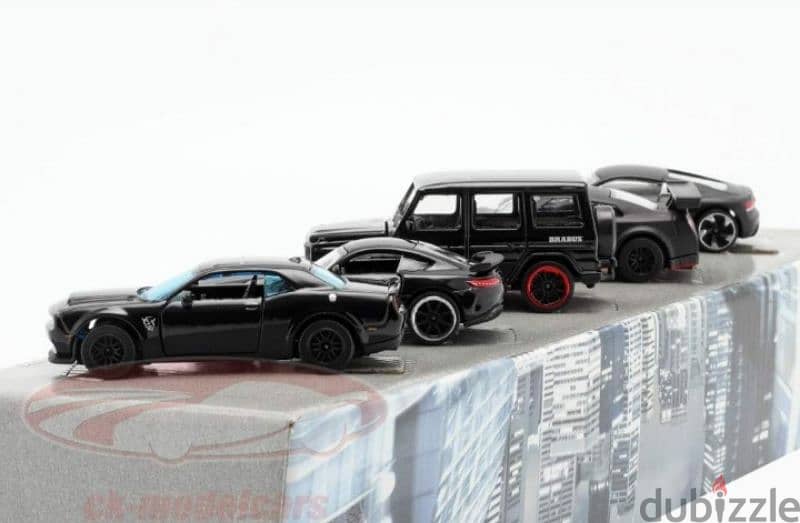 Majorette 5 car set black edition diecast car model 1;64. 4