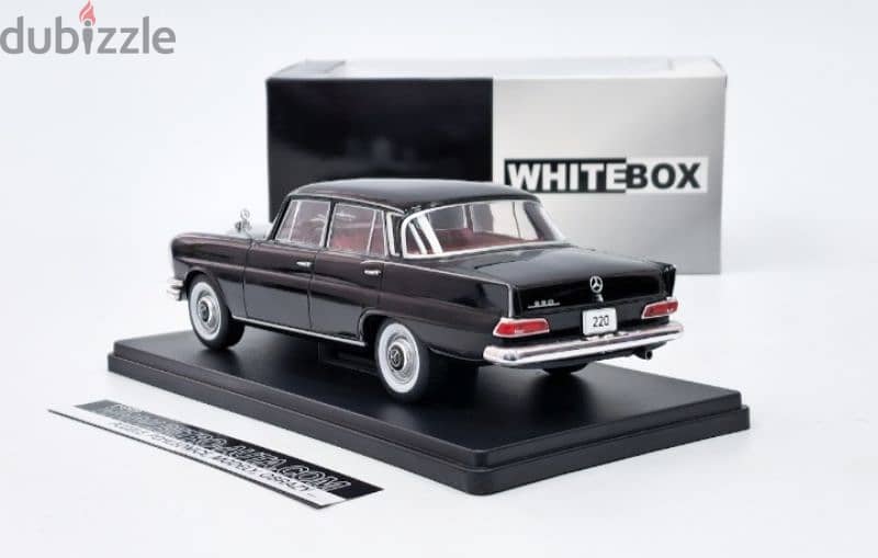 Mercedes 220 (w111) 1959 diecast car model 1:24 2