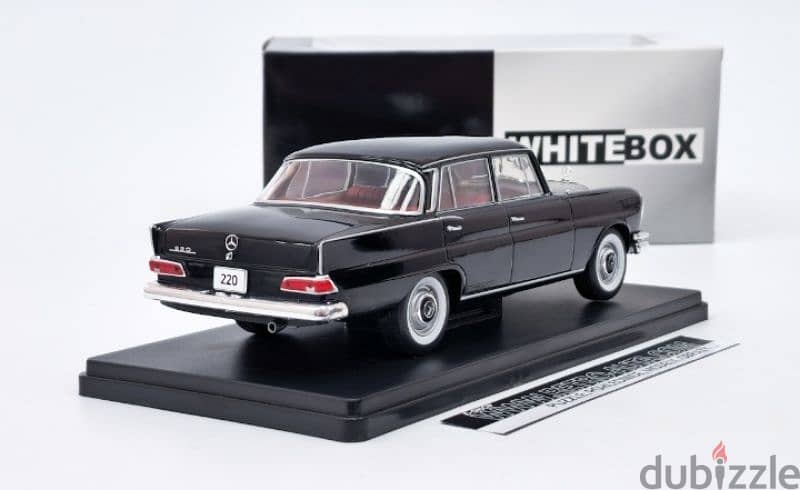 Mercedes 220 (w111) 1959 diecast car model 1:24 4