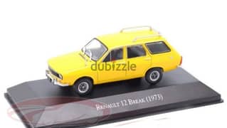 Renault 12 1973 diecast car model 1;43.