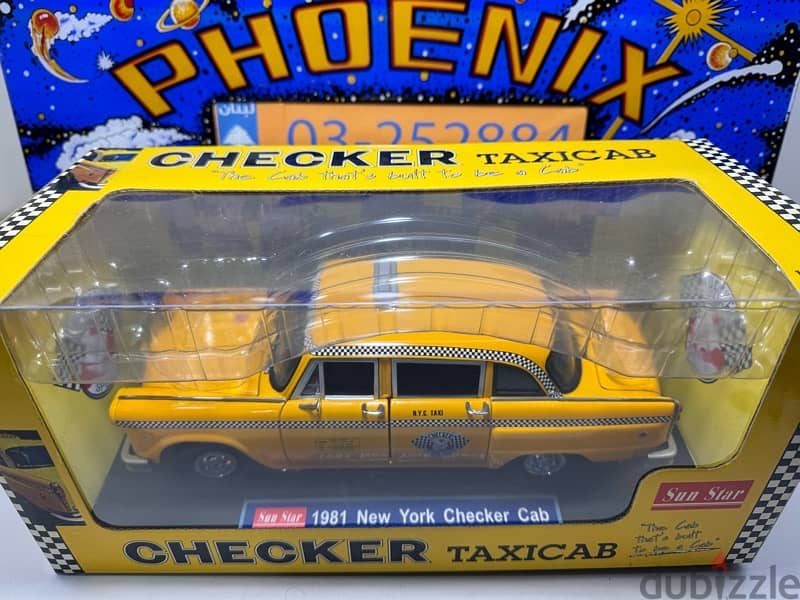 1/18 diecast Checker Taxi Cab (New York) by Sunstar 1