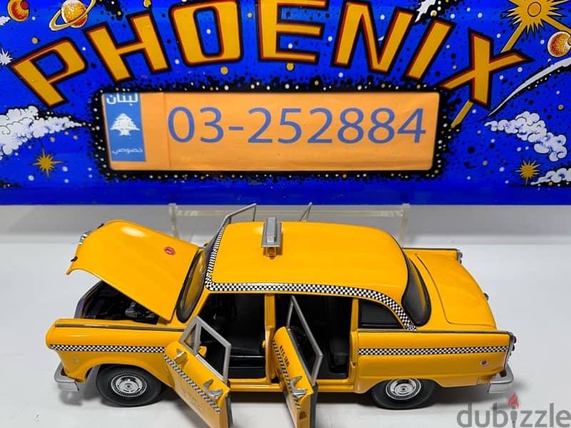 1/18 diecast Checker Taxi Cab (New York) by Sunstar 2