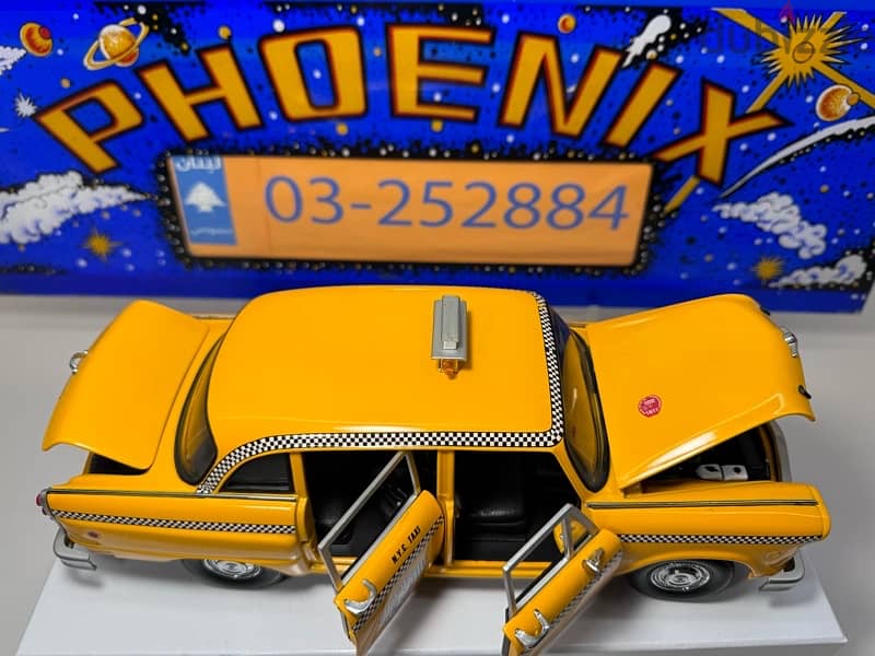 1/18 diecast Checker Taxi Cab (New York) by Sunstar 5