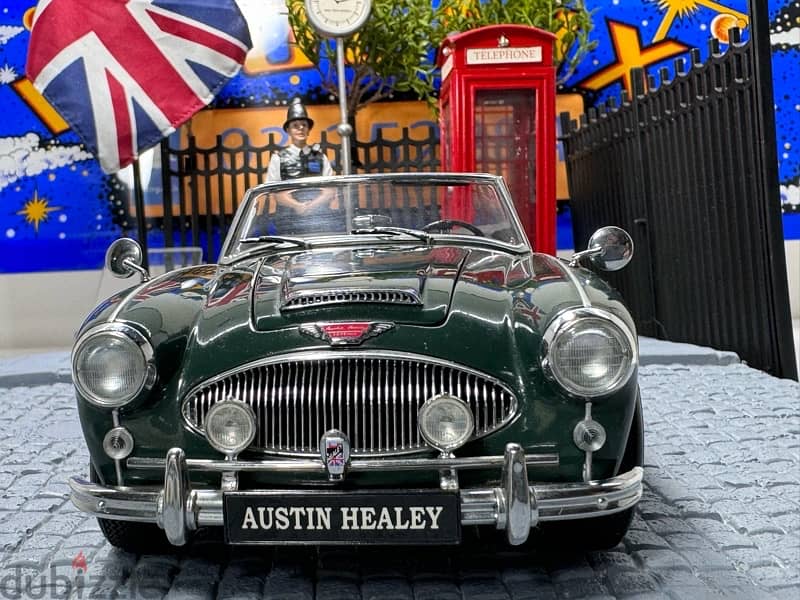 50% Off. 1/18 diecast Austin Healey 3000-MK2 BRITISH GREEN By Kyosho 3