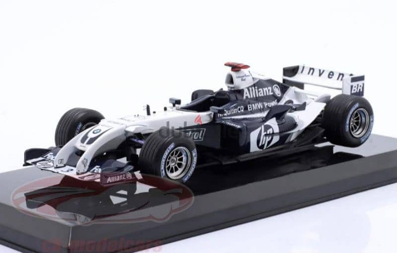 Khuan Pablo Montoya Williams FW26 2004 diecast car model 1;24 1