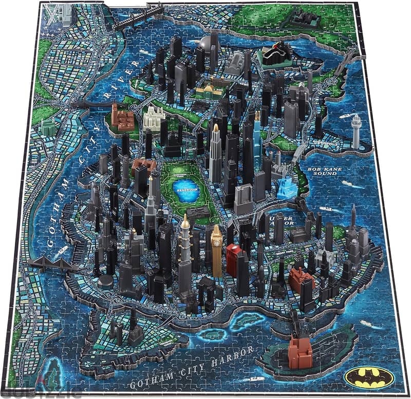 Batman 4D Puzzle of Gotham City - DC Comics - 1550+ Pieces 1