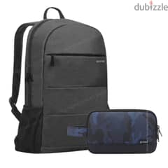 Promate Alpha-BP Anti-Theft Laptop Backpack+POSO Travel Storage HandBa
