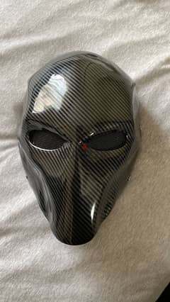 real carbon fiber deathstroke mask from dc comics