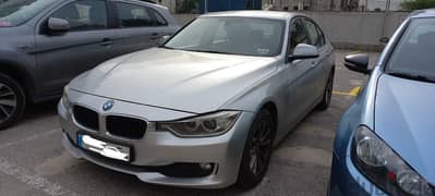 2012 BMW 320 - Silver, Black Leather Interior, Full Option, Lebanese