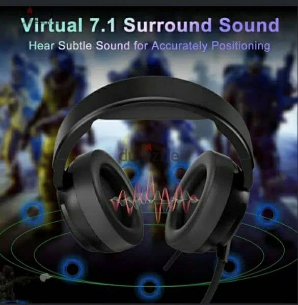 Jeecoo V20U Pro Gaming Headset Surround Sound/3$ delivery 2