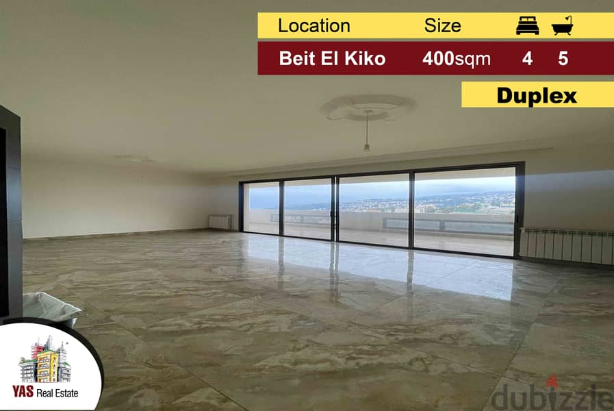 Beit El Kiko 400m2 | 100m2 Terrace | Duplex | Deluxe | Killer View |PA 0