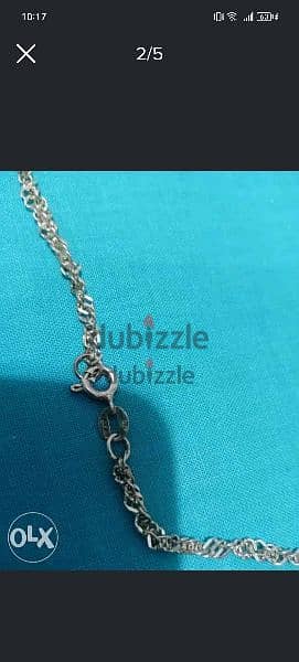 silver necklace 1