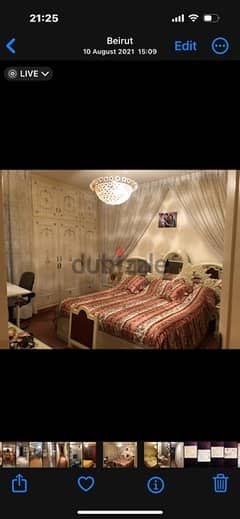 full bedroom with matriss  and 2 commode
