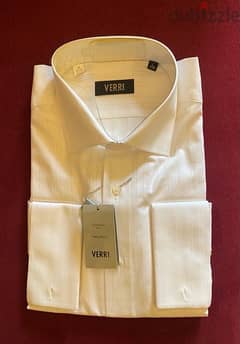 Verri Brand Original White Shirt size L fits XL New Condition