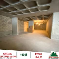 1000$ Cash/Month!! Depot For Rent In Naccache!! Prime Location!!