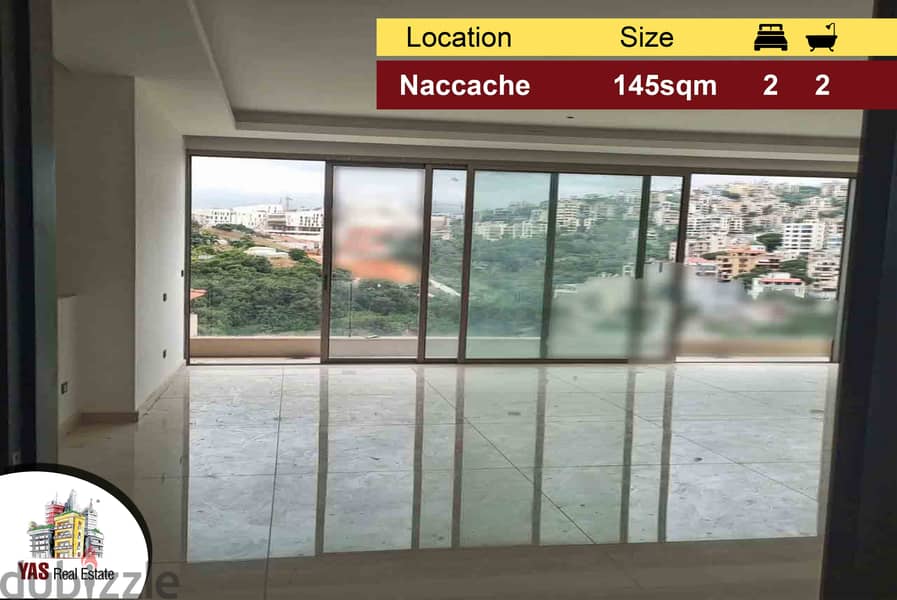 Naccache 145m2 | 50m2 Terrace | Luxury Building | Brand New | PA | 0