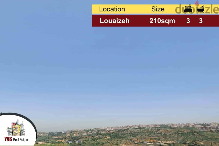 Louaizeh 210m2 | Open View | Prime Location | PA | 0