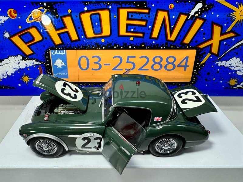 1/18 diecast Austin Healey 3000 1960 Le Mans NEW MINT.  HTF By Kyosho 7