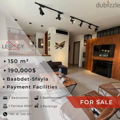 Apartment For Sale In Baabdat Sfayla  شقة للبيع في بعبدات صفيلا