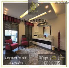 luxury apartment for sale in achrafieh شقة فخمة للبيع في الاشرفية