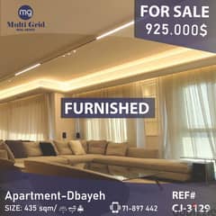 Apartment for Sale in Dbaye, CJ-3129, شقة للبيع في ضبية