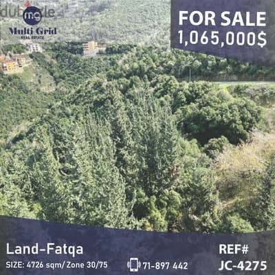 JC-4275 / Land for Sale in Fatqa, أرض للبيع في فتقا