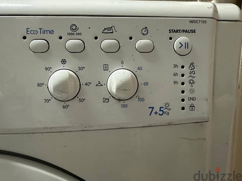 Washing machine INDESIT 2 in 1 MADE IN ITALY البيع لأعلى سعر 3