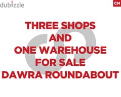 Prime Deal in Dawra: 3 Shops & Warehouse in dawra/الدورة REF#CN106980