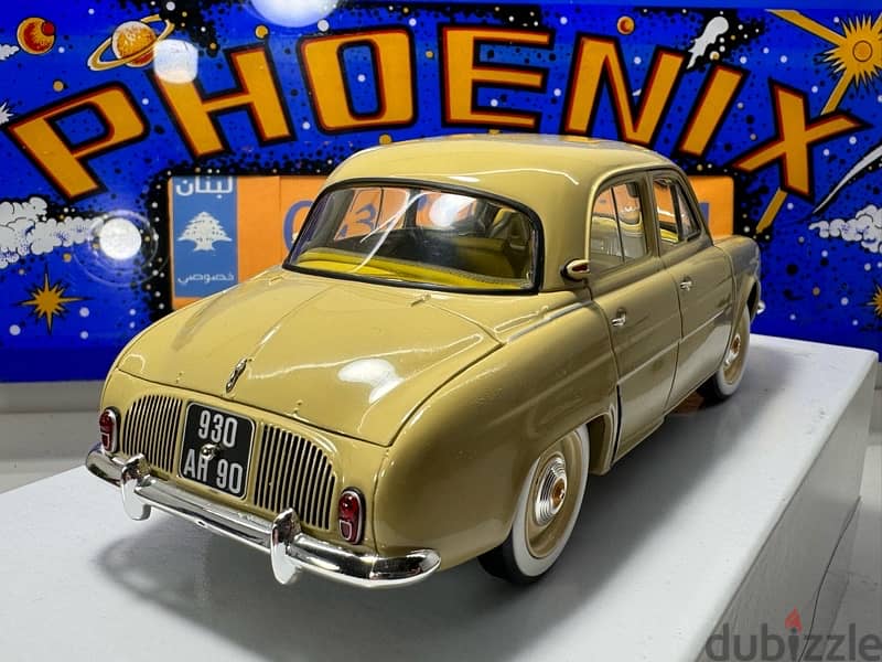 1/18 diecast Renault Dauphine Out of Print Color by Norev 12