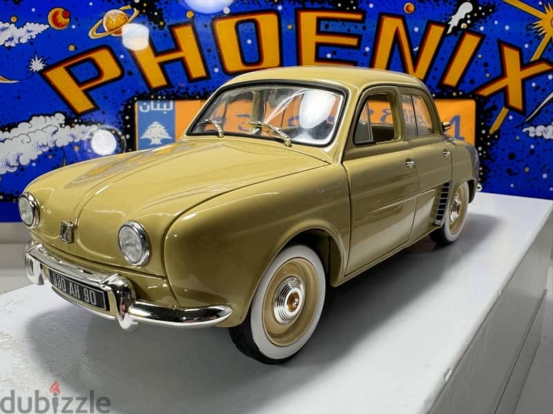 1/18 diecast Renault Dauphine Out of Print Color by Norev 13