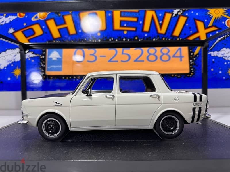 1/18 diecast Simca 1000 Rally 1 (Out of Print Color) by Norev 6