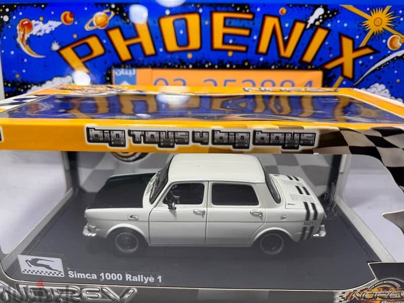 1/18 diecast Simca 1000 Rally 1 (Out of Print Color) by Norev 12