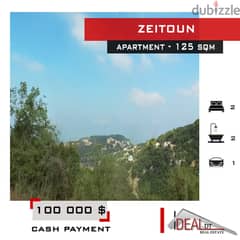 Apartment for sale in Nahr Ibrahim , Zeitoun 125 sqm ref#DA700