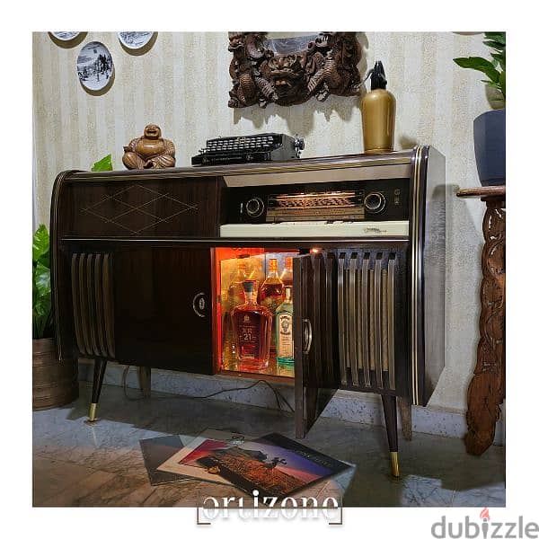 art deco stereo (bar) cabinet 0