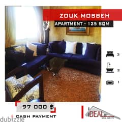 Apartment for sale in zouk mosbeh 125 sqm ref#ea15337